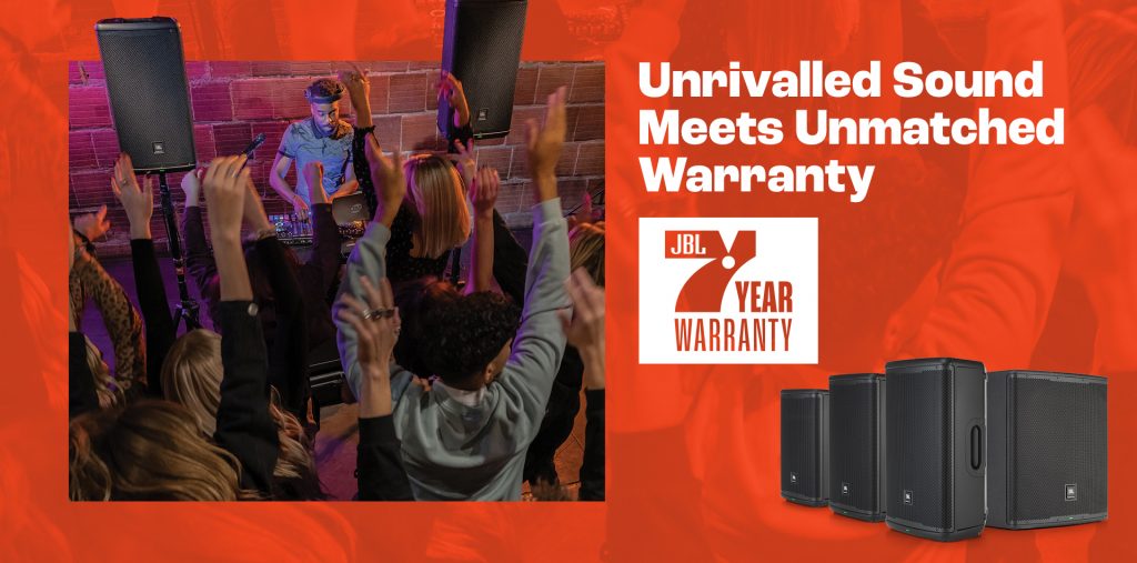 JBL Pro Portable PA Systems Unrivalled Sound meets unmatched 7 YEAR WARRANTY