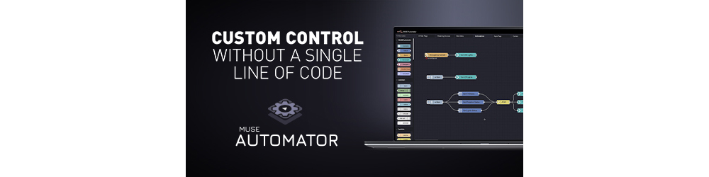 AMX MUSE AUTOMATOR Create custom AV controls without a single line of code